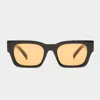 Le Specs Shmood In Black Amber Tint