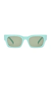 Le Specs Shmood Sunglasses In Green
