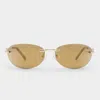 Le Specs Slinky In Gold