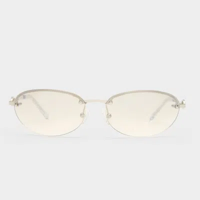 Le Specs Slinky In Silver