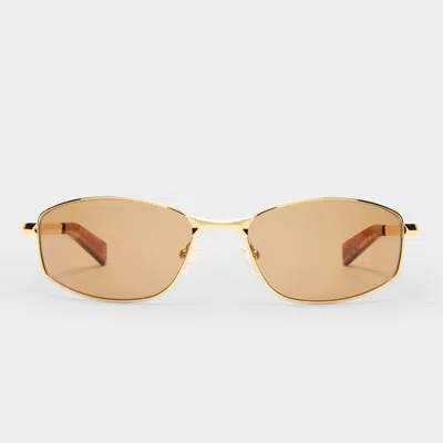 Le Specs Star Beam In Bright Gold