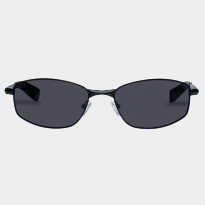 Le Specs Star Beam In Matte Black Smoke Mono