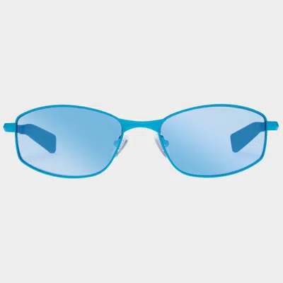 Le Specs Star Beam In Matte Cyan