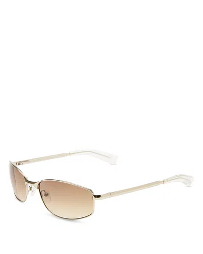 LE SPECS STAR BEAM RECTANGLE SUNGLASSES, 59MM