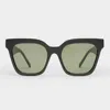 Le Specs Star Glow In Black Khaki Mono