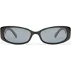 Le Specs Starlight Rectangular Sunglasses In Black
