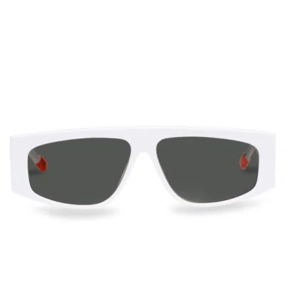 Le Specs Starship White/khaki Sunglasses