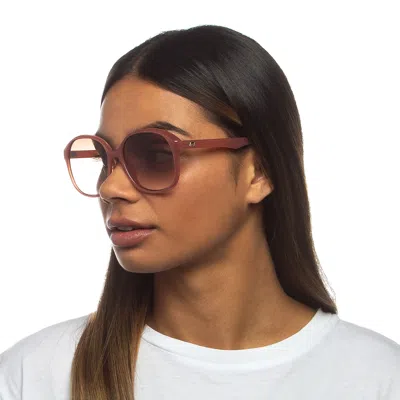 Le Specs Stupid Cupid Rose Rouge/tan Grad Sunglasses