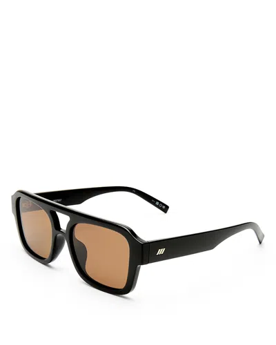 Le Specs Subzero Aviator Sunglasses, 54mm In Black