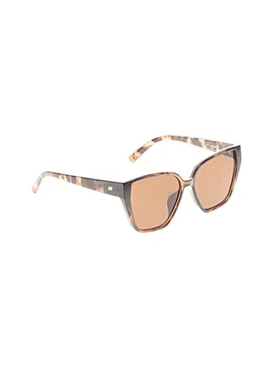 Pre-owned Le Specs Sunglasses In Brown