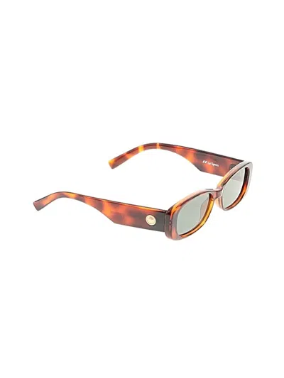 Pre-owned Le Specs Sunglasses In Brown