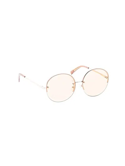 Pre-owned Le Specs Sunglasses In Gold