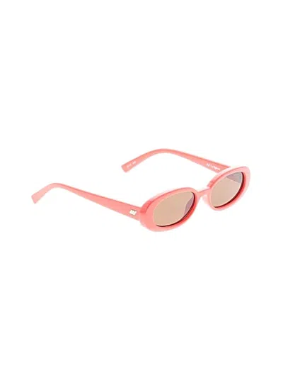 Pre-owned Le Specs Sunglasses In Pink