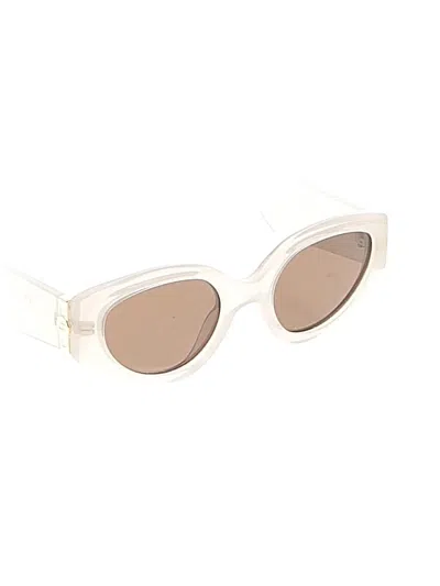 Pre-owned Le Specs Sunglasses In White