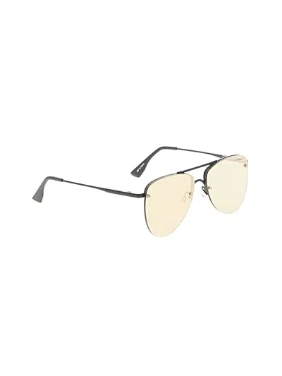 Pre-owned Le Specs Sunglasses In Yellow