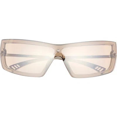 Le Specs The Bodyguard Limited Edition Oversize Shield Sunglasses, 145mm