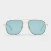 Le Specs The Charmer Ltd Edt In Gold Seafoam