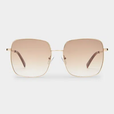 Le Specs The Cherished In Gold Tan Grad