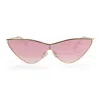 Le Specs The Fugitive Gold/rose Sunglasses In Gold
