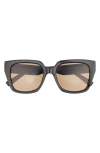 Le Specs The Illusion 54mm Polarized Square Sunglasses In Multi