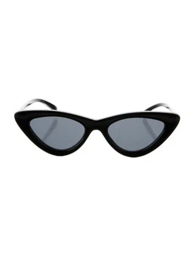 Pre-owned Le Specs The Last Lolita Cat-eye Sunglasses In Black