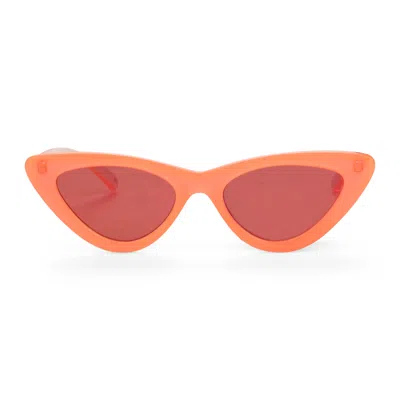 Le Specs The Last Lolita Orange Sunglasses