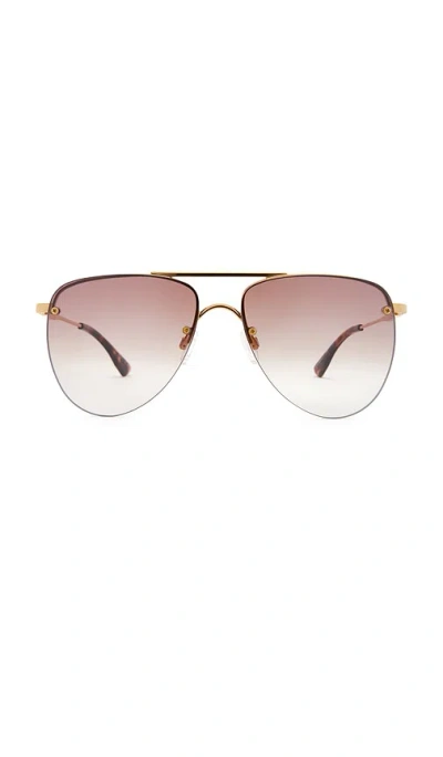 Le Specs The Prince Sunglasses In Gold