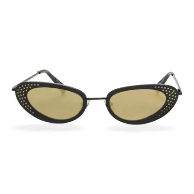 Le Specs The Royale Black/yellow Mirror Eyewear