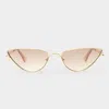Le Specs The Soiree In Bright Gold Tan Grad Flash Mirror
