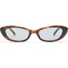 Le Specs The Whisperer 52mm Cat Eye Sunglasses In Multi