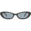 LE SPECS LE SPECS THE WHISPERER 52MM CAT EYE SUNGLASSES