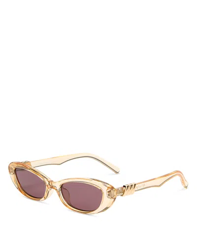 Le Specs The Whisperer Cat Eye Sunglasses, 52mm In Neutral
