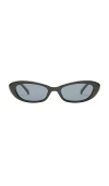 Le Specs The Whisperer Sunglasses In Black