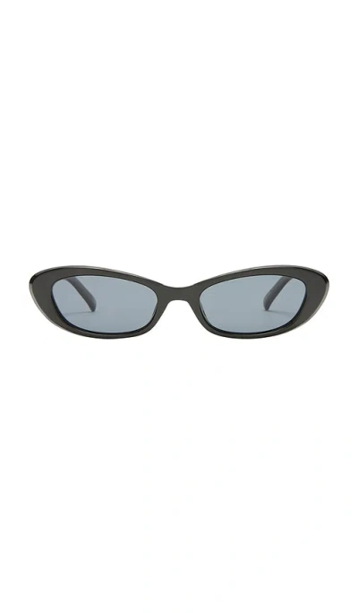 Le Specs The Whisperer Sunglasses In Black