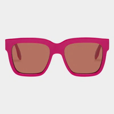Le Specs Tradeoff In Hot Pink