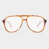 Le Specs Tragic Magic In Blue Light Vintage Tort Glasses