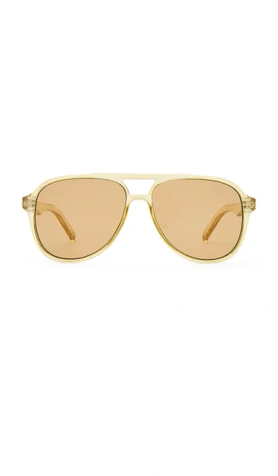 Le Specs Tragic Magic Sunglasses In Yellow