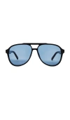 Le Specs Tragic Magic Sunglasses In Ë¸”ëž™