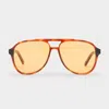 Le Specs Tragic Magic Sunglasses In Toffee Tort