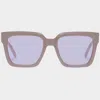 Le Specs Trampler 54mm Square Sunglasses In Putty