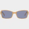 Le Specs Trance In Mustard Putty