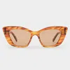 Le Specs Tranquil Turmoil In Woodstripe