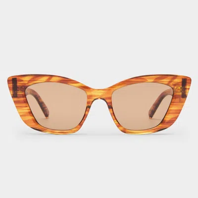 Le Specs Tranquil Turmoil In Woodstripe