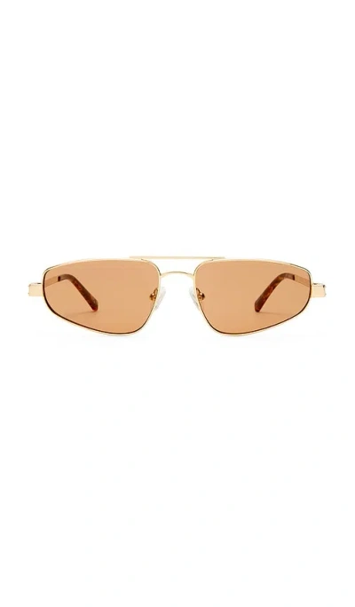 Le Specs Treasure Sunglasses In Brown