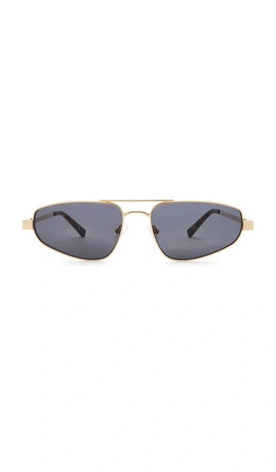 Le Specs Treasure Sunglasses In Metallic