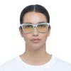 Le Specs Unfaithful Transition Lenses In Metallic Powder Blue