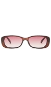 Le Specs Unreal Sunglasses In 巧克力色