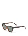 Le Specs Velodrome Cat Eye Sunglasses, 54mm In Tortoise