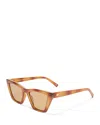 Le Specs Tortoiseshell Velodrome Sunglasses In Vintage Tortoise