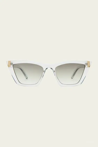 Le Specs Velodrome Cat-eye Sunglasses In Smoke In Gray